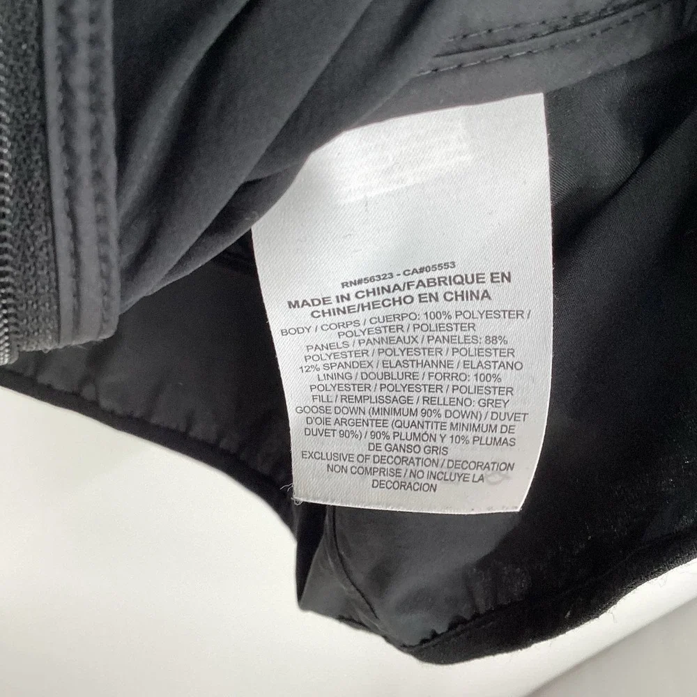 EUC Ladies Nike Running Aeroloft‎ Goose Down Filled Puffer Vest- Black - 1x